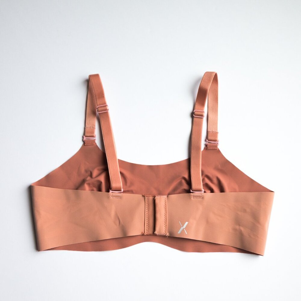 KNIX Padded Evolution Scoop Bra Wireless Unpadded Dusty Pink - Size 1